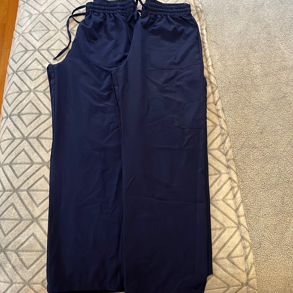 Navy blue scrub bottoms